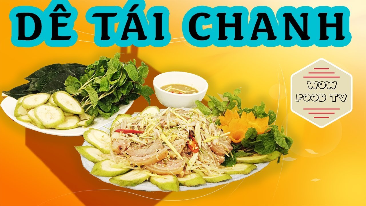 A Specialty Of Ninh Binh – Vietnamese Raw Goat Meat With Lemon Recipe