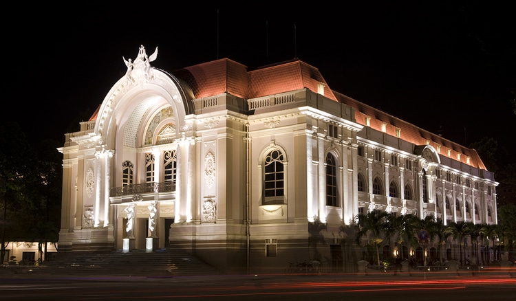 architectural values of saigon opera house vietnam photos - saigon opera house