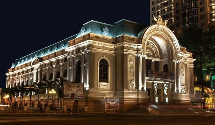 activities at the theatre ho chi minh municipal theater in vietnam