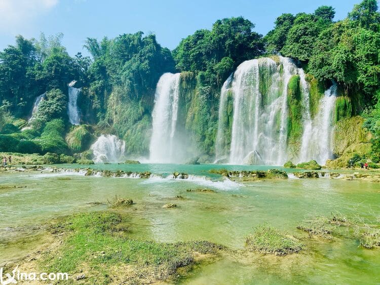 vietnam photos - beautiful ban gioc waterfall photos