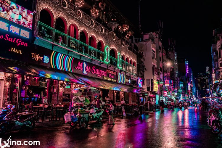 bui vien walking street photos in ho chi minh city vietnam photos - bui vien walking street photos