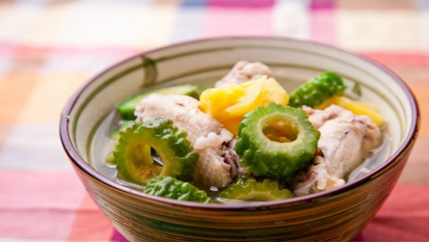 chicken pineapple bitter melon soup