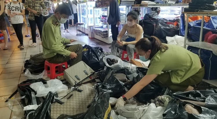 Fake Luxury Goods Seized From Saigon’s Iconic Ben Thanh Market