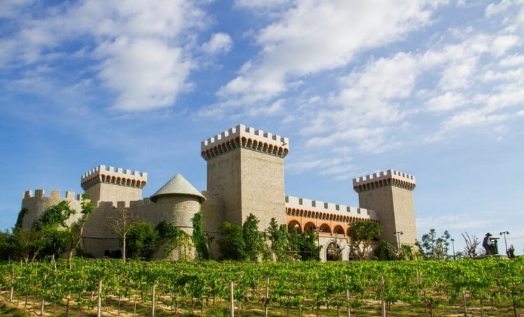 vietnam photos - red wine castle