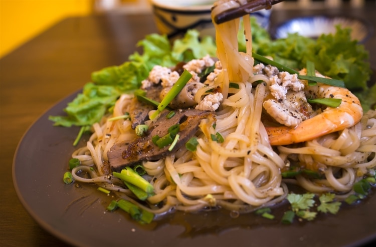 sa đéc dry noodles can tho cuisine in vietnam