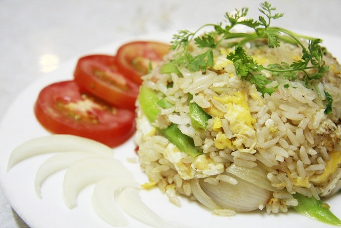 salted fish fried rice - hem quan