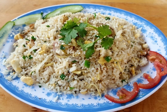 salted fish fried rice - nha hang san ho – teppanyaki