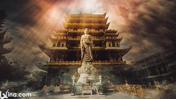 vạn đức temple vietnam photos - street photos of saigon