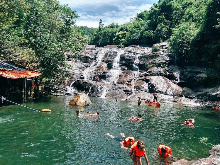 the attractively pristine beauty of nhi ho waterfall nhi ho waterfall in hue
