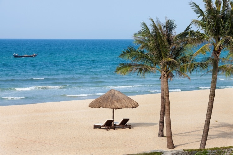 thuan an beach in vietnam