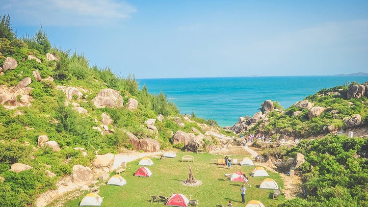 vietnam photos - trung luong camping site