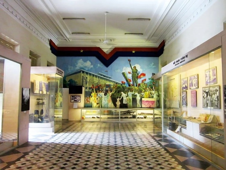 visit exhibition rooms ho chi minh city museum in vietnam