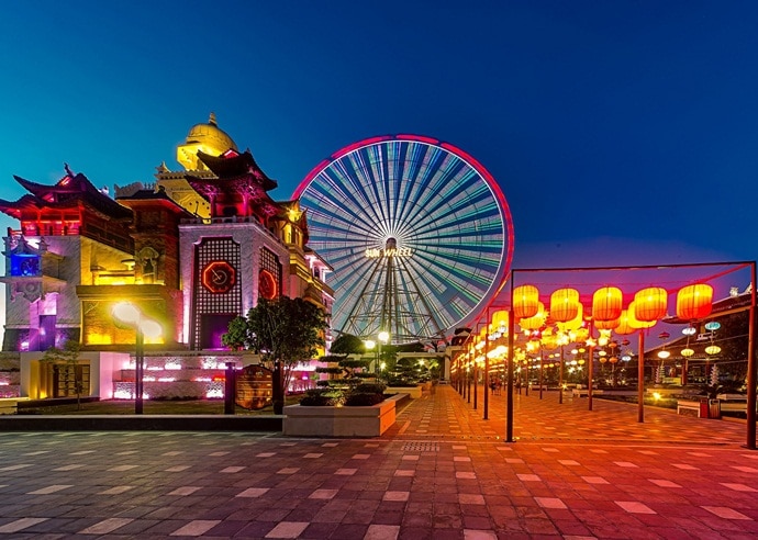 what are attraction in asia park da nang